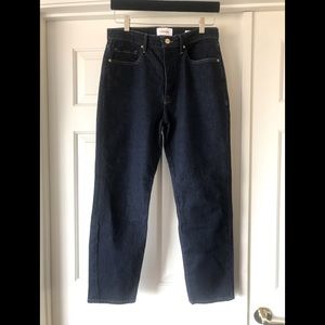 Frame Le Original Hi Rise Dark Denim Jeans Sz 29